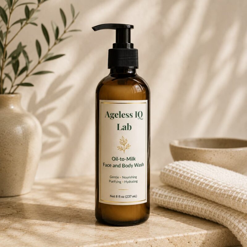 Oil-to-Milk Cleanser